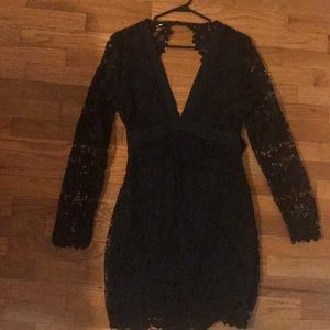 Black formal dress